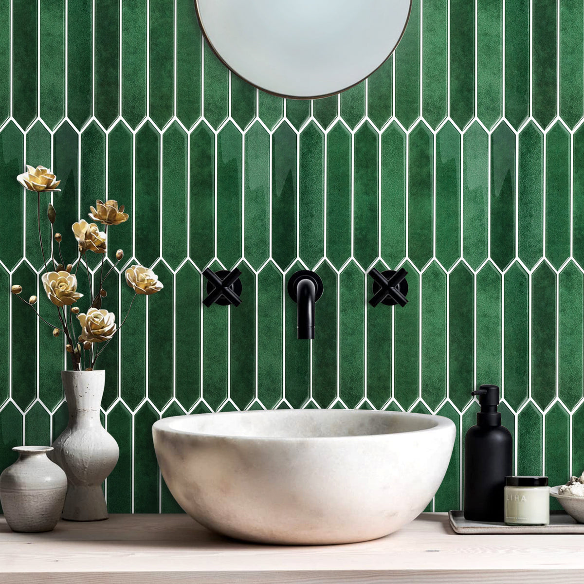 Classic Oval Peel and Stick Tiles