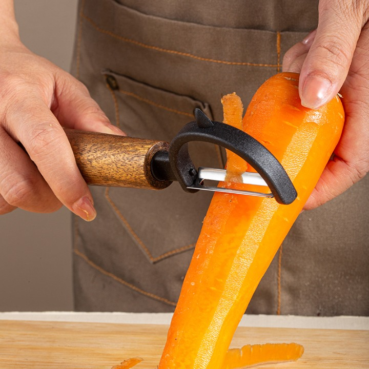 Vegetable Peeler with Wooden Handle