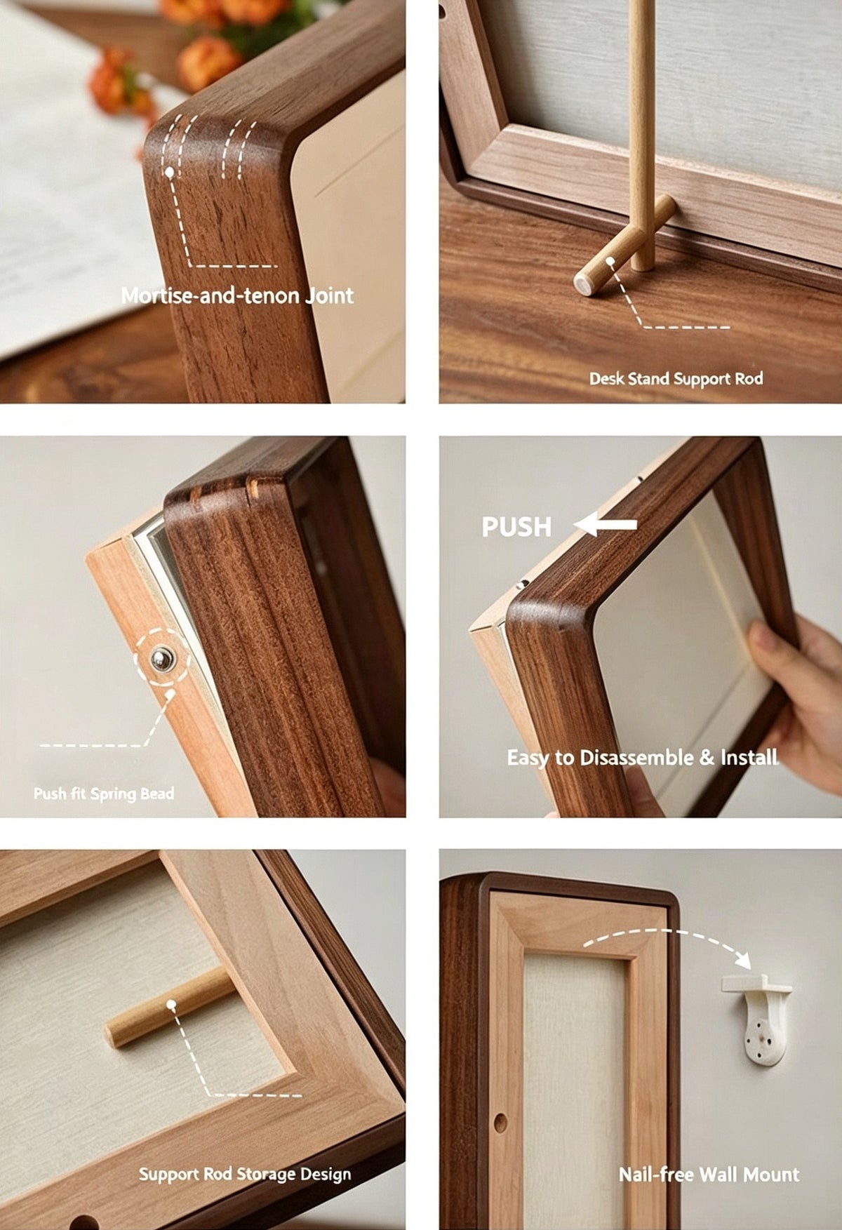 Wooden Photo Booth Picture Frame
