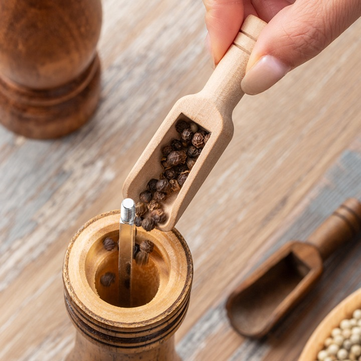 Mini Wooden Spice Scoop
