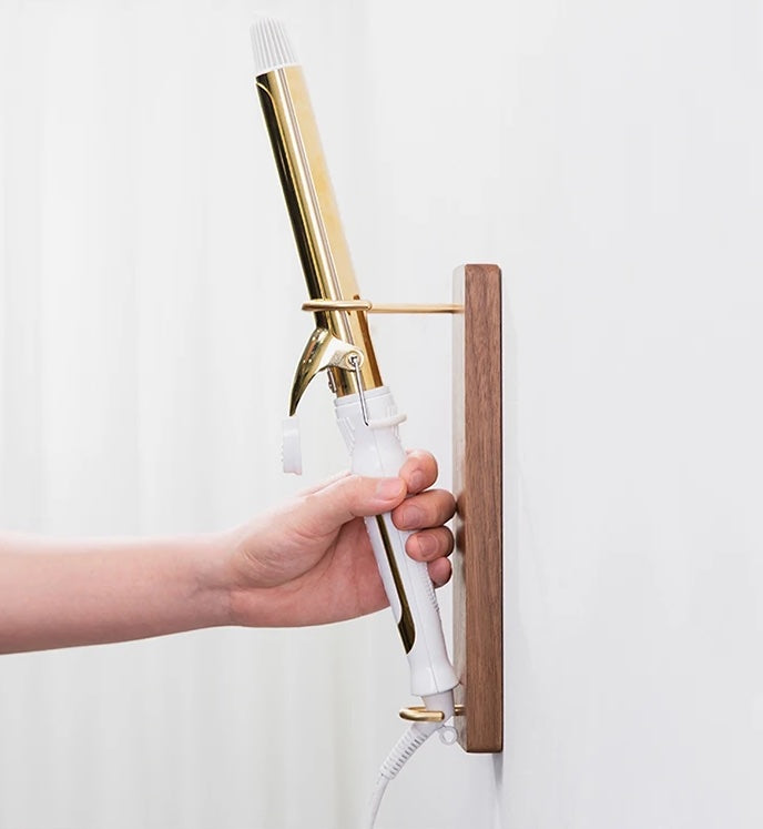 Hair Curling Iron Wall Mount Holder