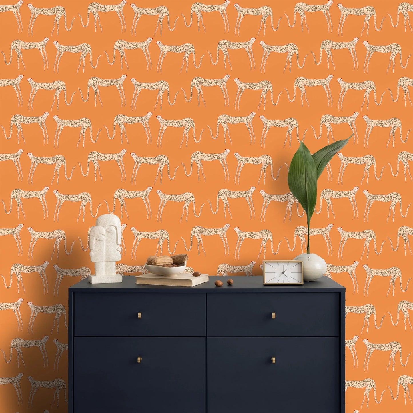 Exotic Cheetah Peel and Stick Wallpaper