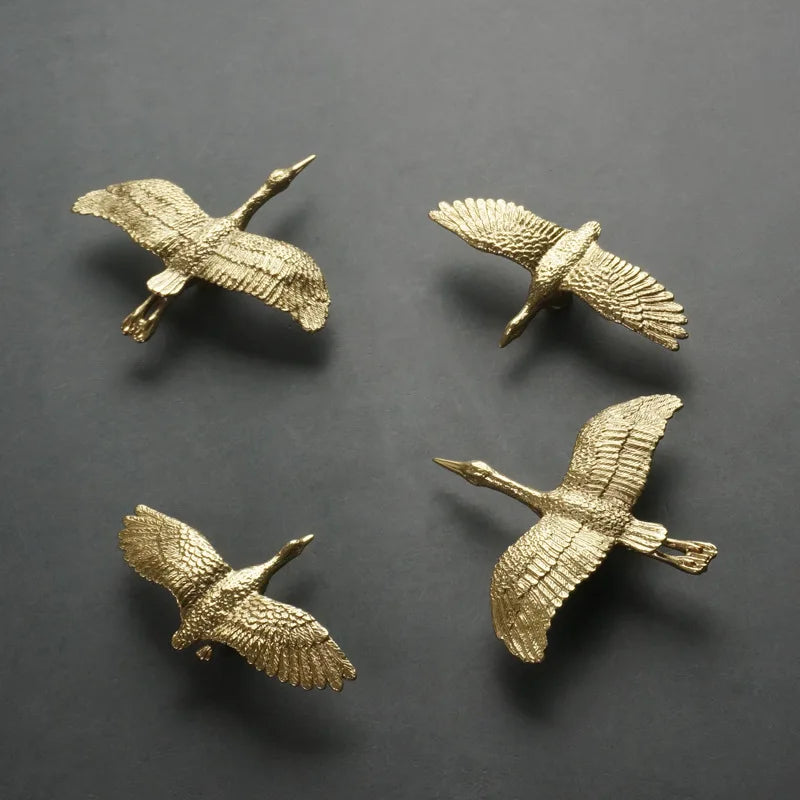 Wild Goose Bird Drawer Cabinet Handle & Knob