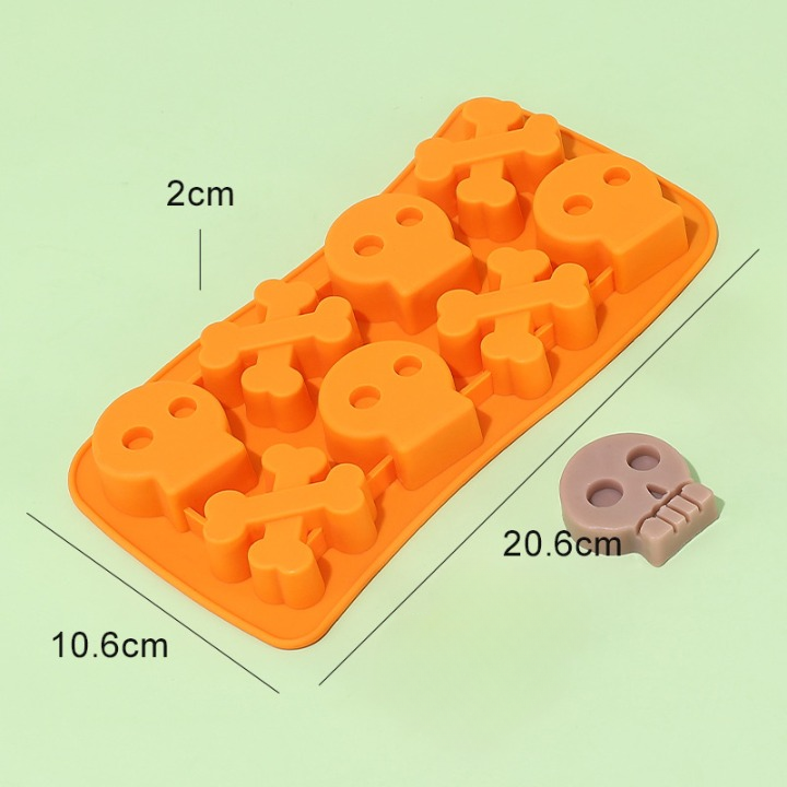 Halloween Cake & Candy Silicone Mold Trays