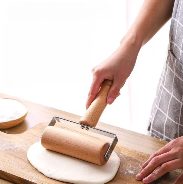 Handheld Wooden Rolling Pin