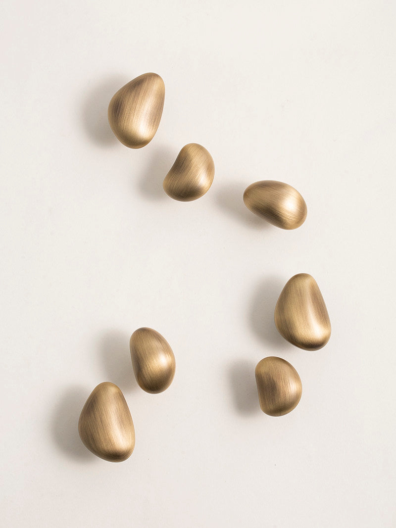 Irregular Retro Solid Brass Cabinet Knobs