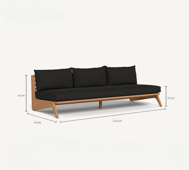 Solid Wood Sofa Patio & Garden Sets