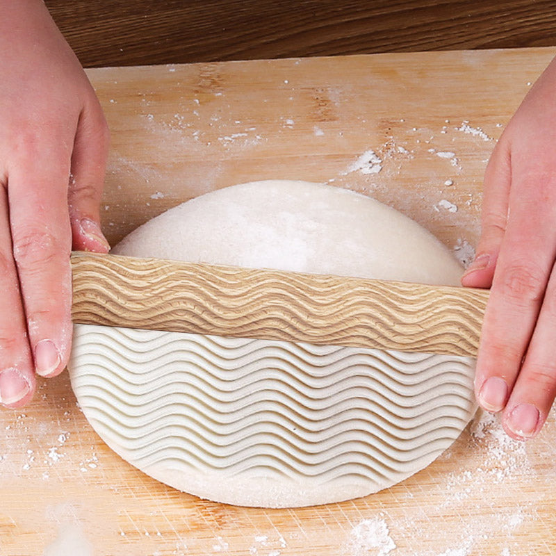 Mini Wooden Embossing Rolling Pins for Creative Baking