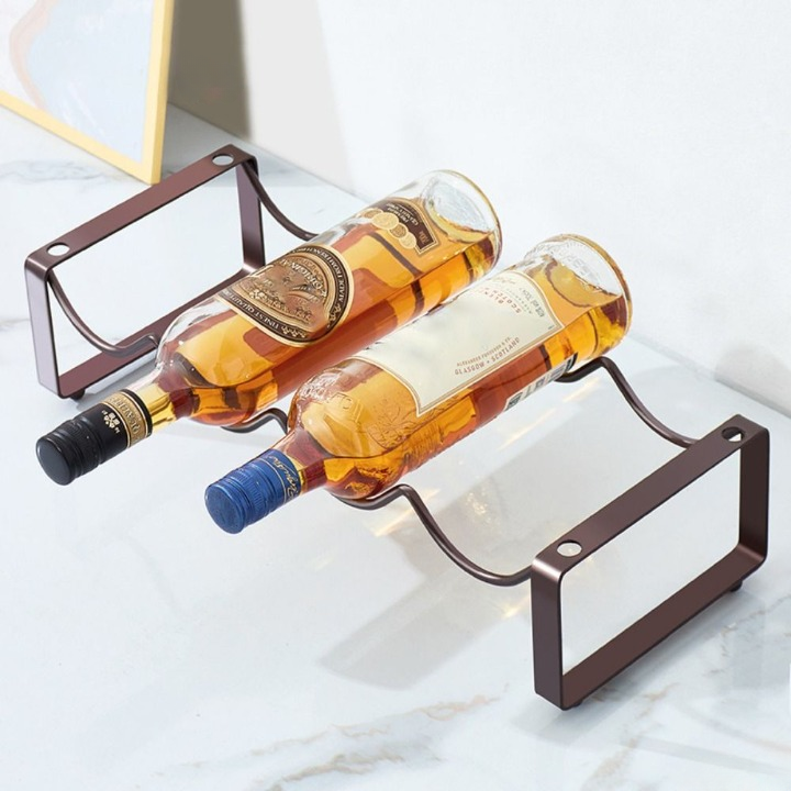 Stackable Metal Wine Bottle Rack