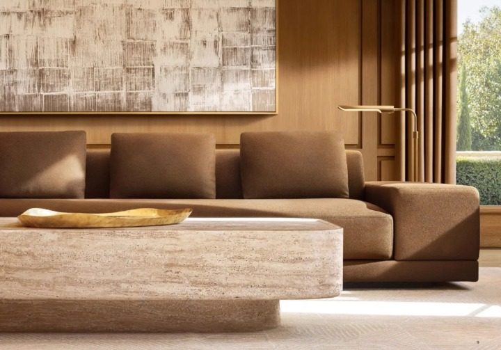 Travertine Light Lux Side & Coffee Tables