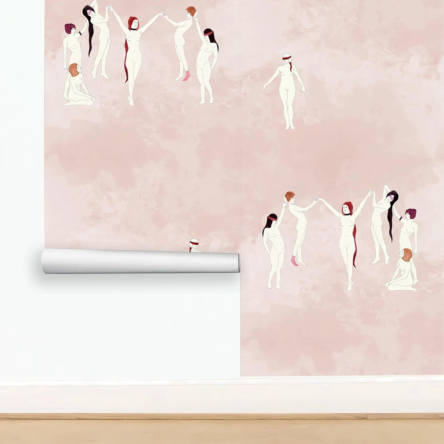 Artistic Women Peel and Stick Wallpaper Mural