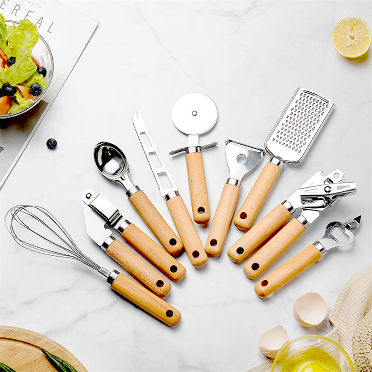 Utensil Tools with Wooden Handles