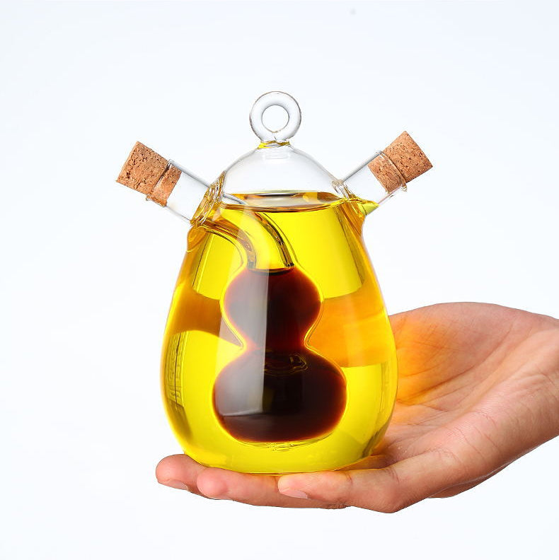 Two-in-One Seasoning Oil Bottle Dispensers