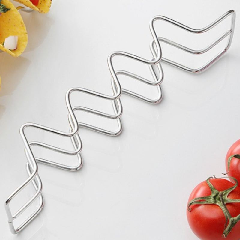 W Shape Metal Taco Holder Stands