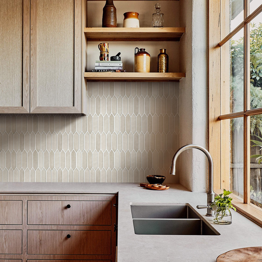 Matte Hexagon Peel and Stick Tiles