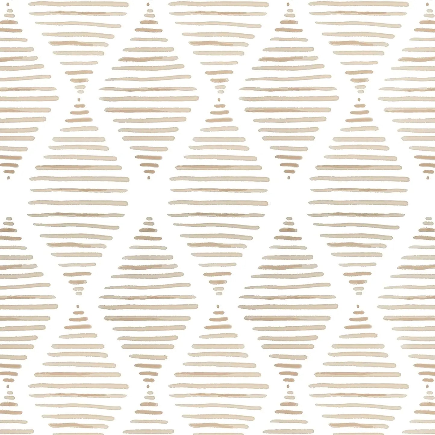 Beige Geometric Peel And Stick Wallpaper