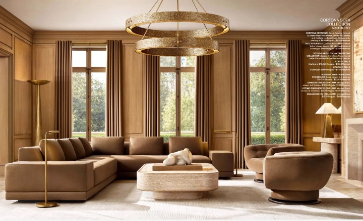 Travertine Light Lux Side & Coffee Tables
