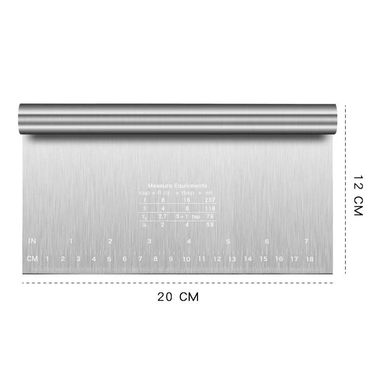 Metal Dough Cutters with Scale