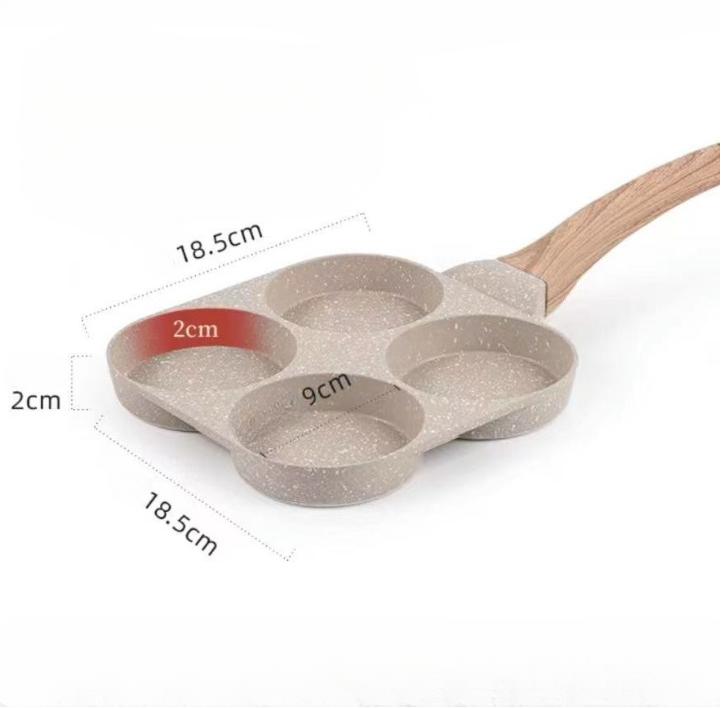4 in 1 Pan with Wooden Handle