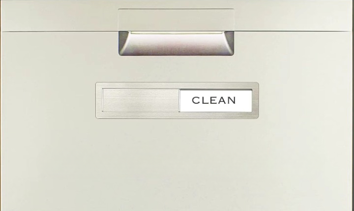 Clean-Dirty Dishwasher Magnet Slide Sign