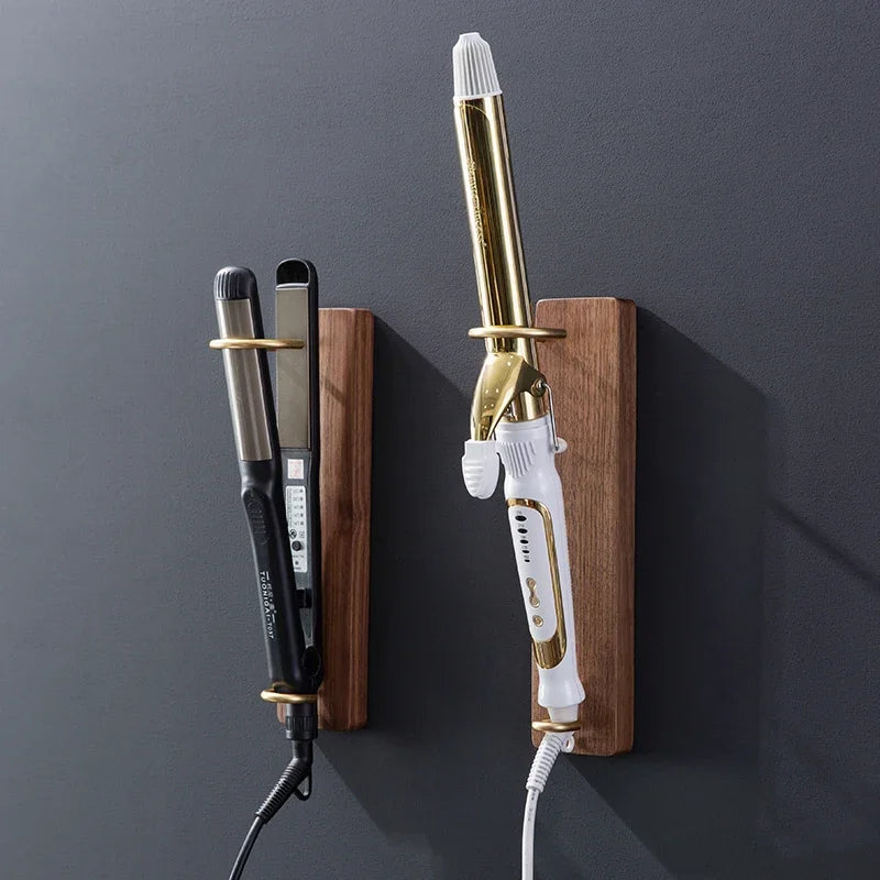 Hair Curling Iron Wall Mount Holder