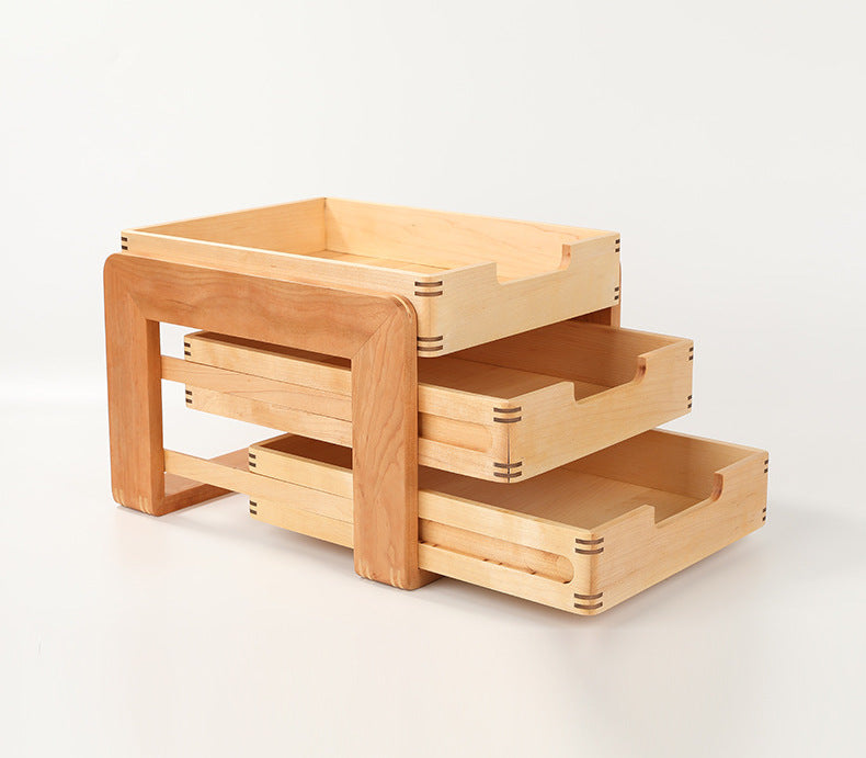 Solid Wood Storage Drawers