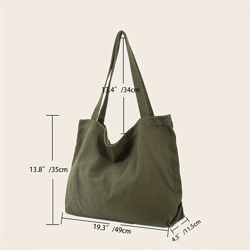 Grocery Canvas Shoulder Bag