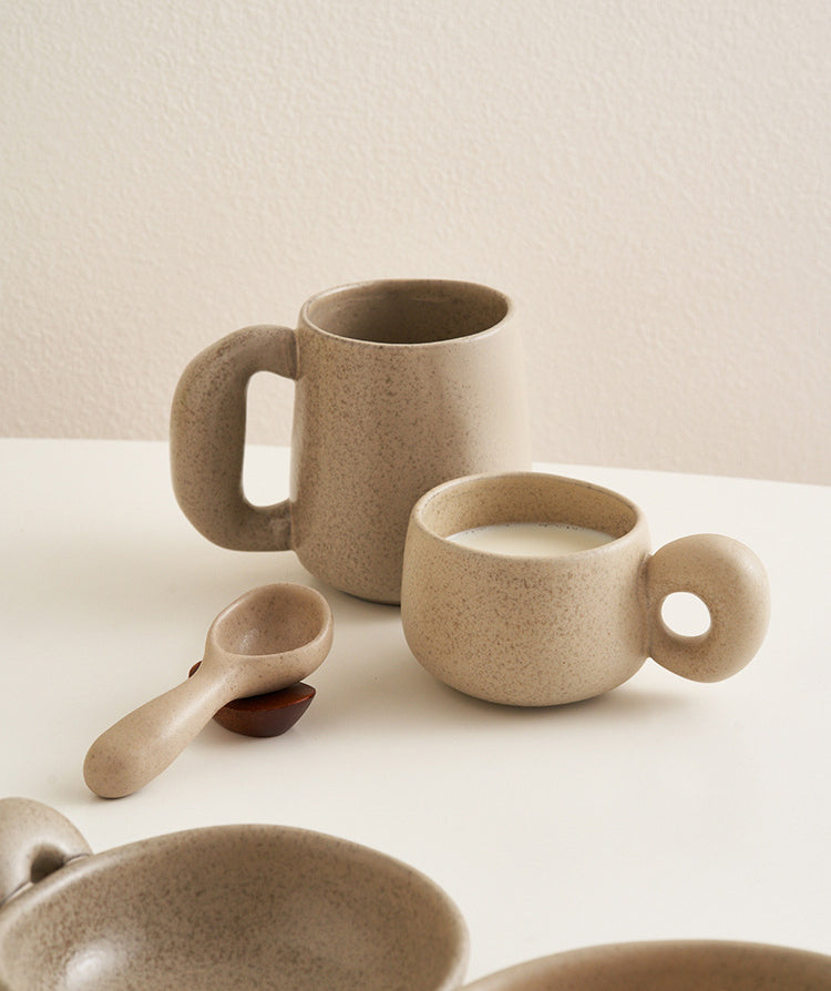 Artistic Stoneware Style Mugs