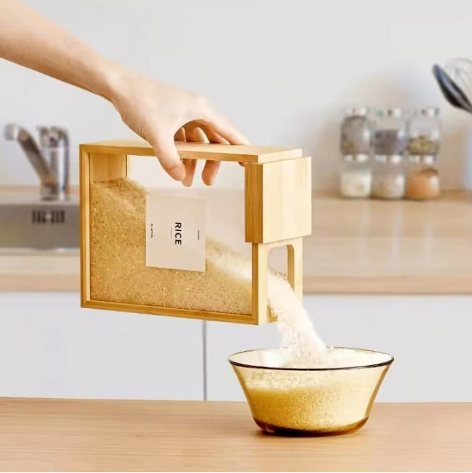 Wooden Food Storage Containers