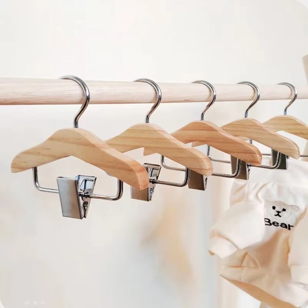 Mini Wooden Clothing Hangers