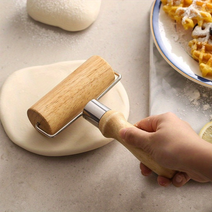Handheld Wooden Rolling Pin