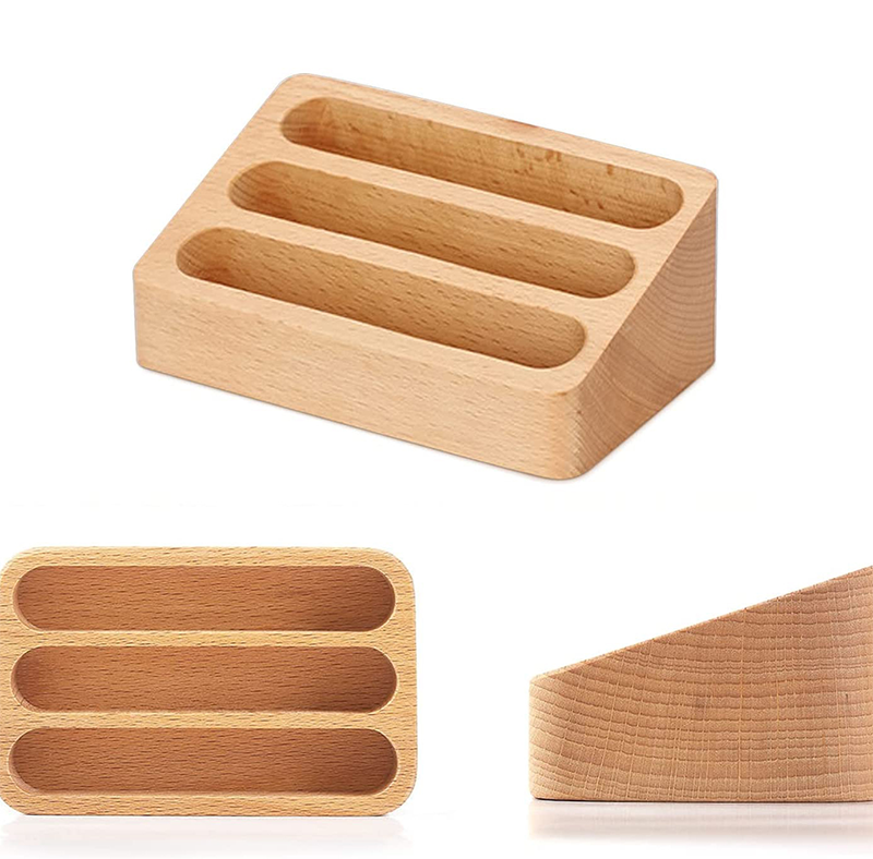 Wooden Business Card Stands