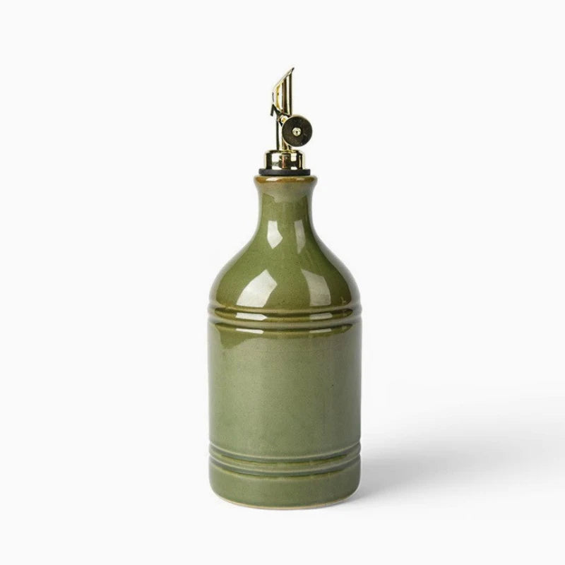 Retro Ceramic Olive Oil Bottles