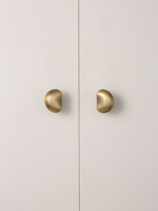 Irregular Retro Solid Brass Cabinet Knobs