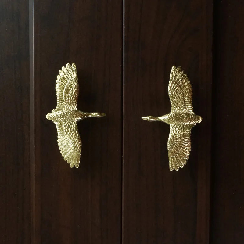 Wild Goose Bird Drawer Cabinet Handle & Knob