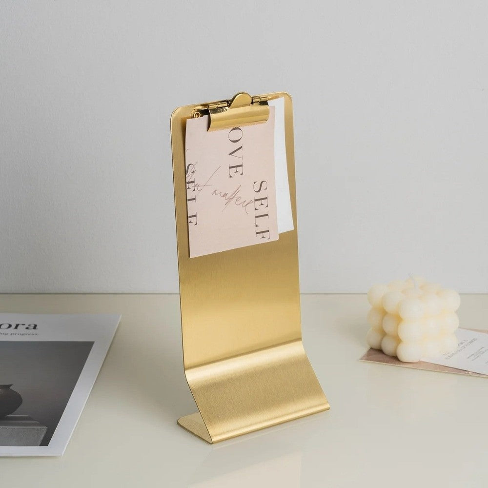 Metal Clip Stand Note Holder