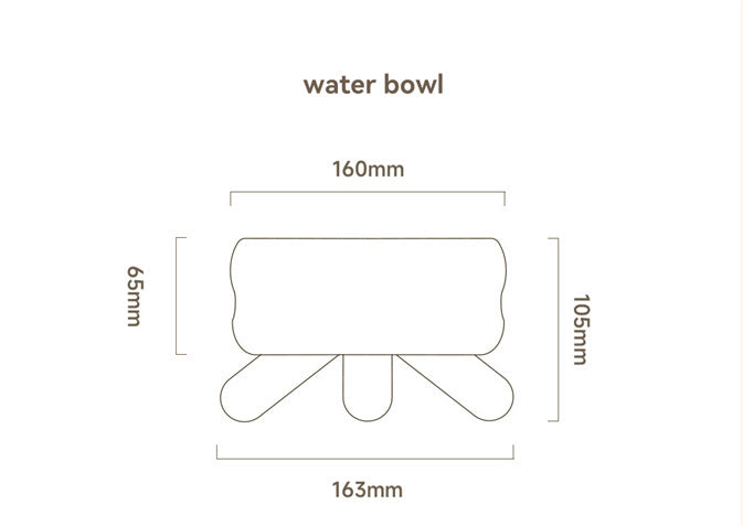 Artistic Form Ceramic Bowls with Wooden Stands