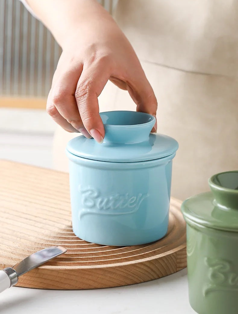 Ceramic Butter Containers with Lid