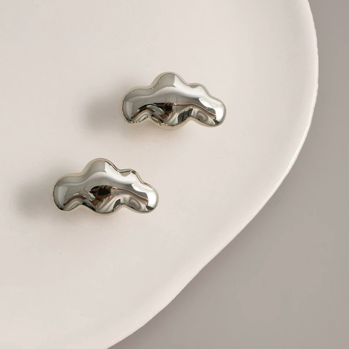 Silver Cloud & Star Cabinet Knobs