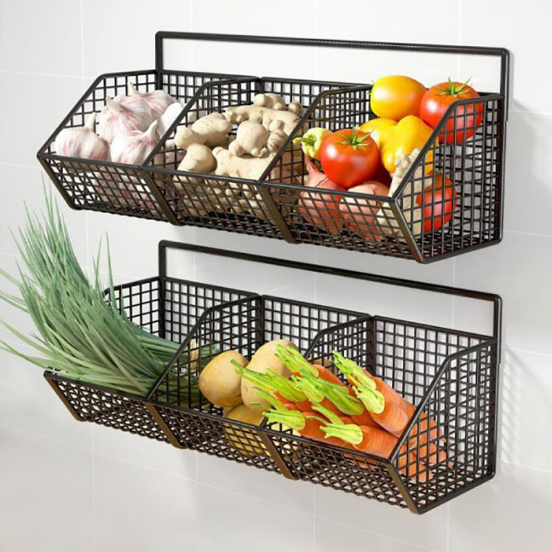 Wall Mounted Metal Storage Baskets