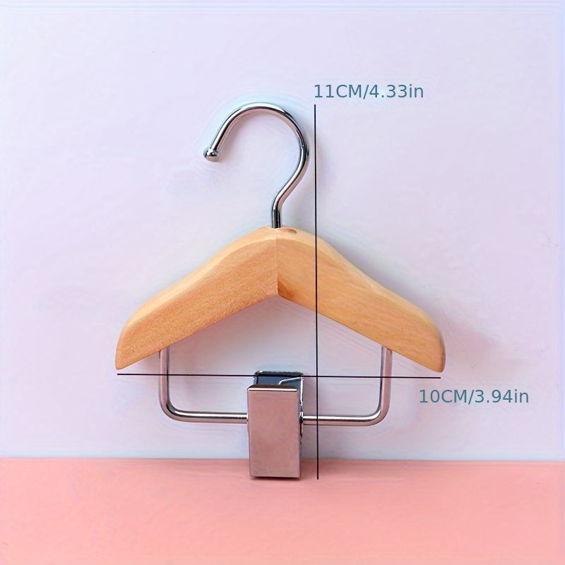 Wooden Mini Wardrobe Hangers