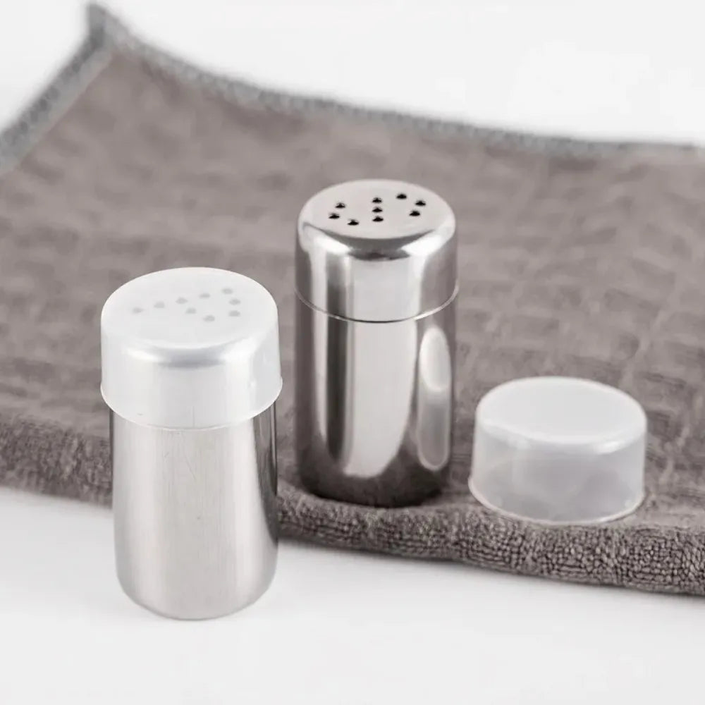 Mini Metal Salt & Pepper Shakers