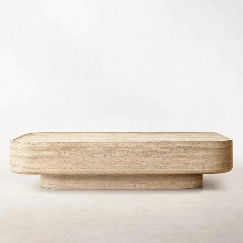 Travertine Light Lux Side & Coffee Tables