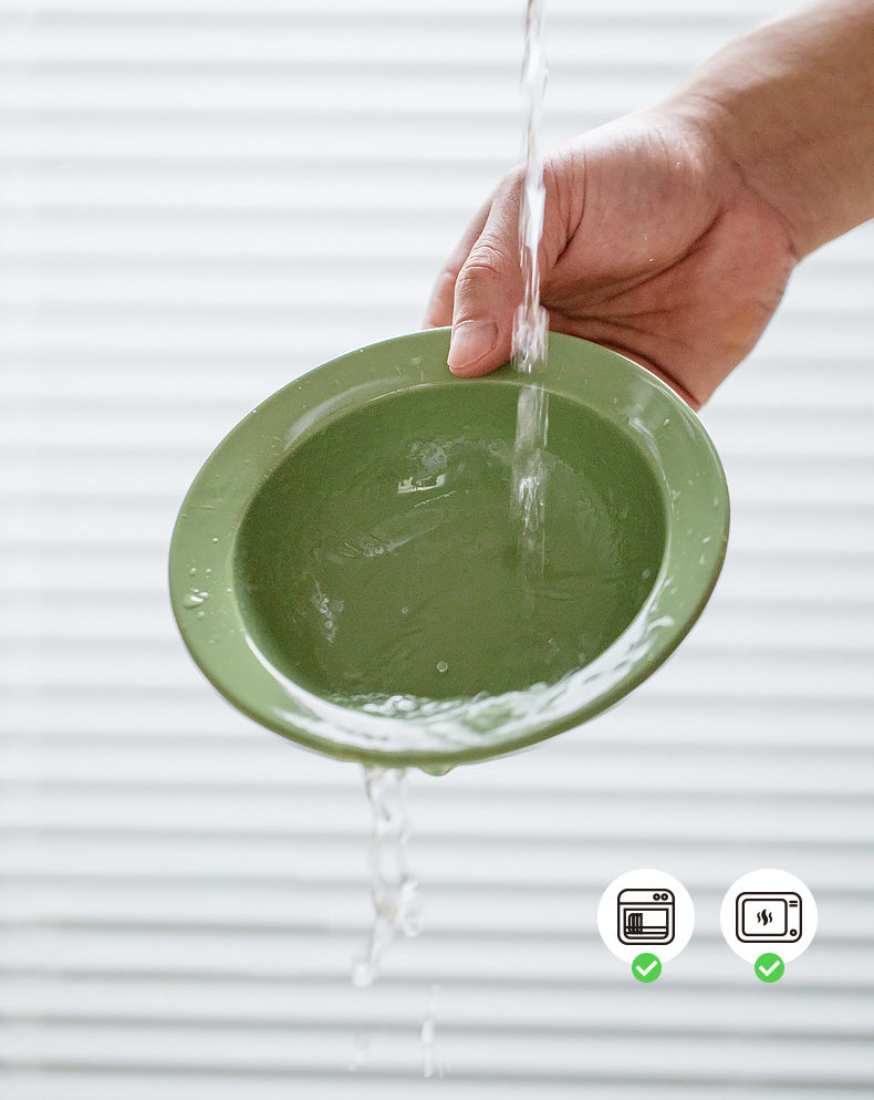 Ceramic Bowls with Metal Stand