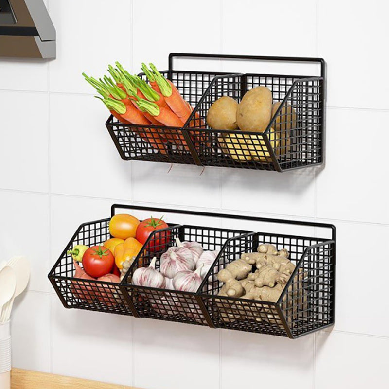 Wall Mounted Metal Storage Baskets