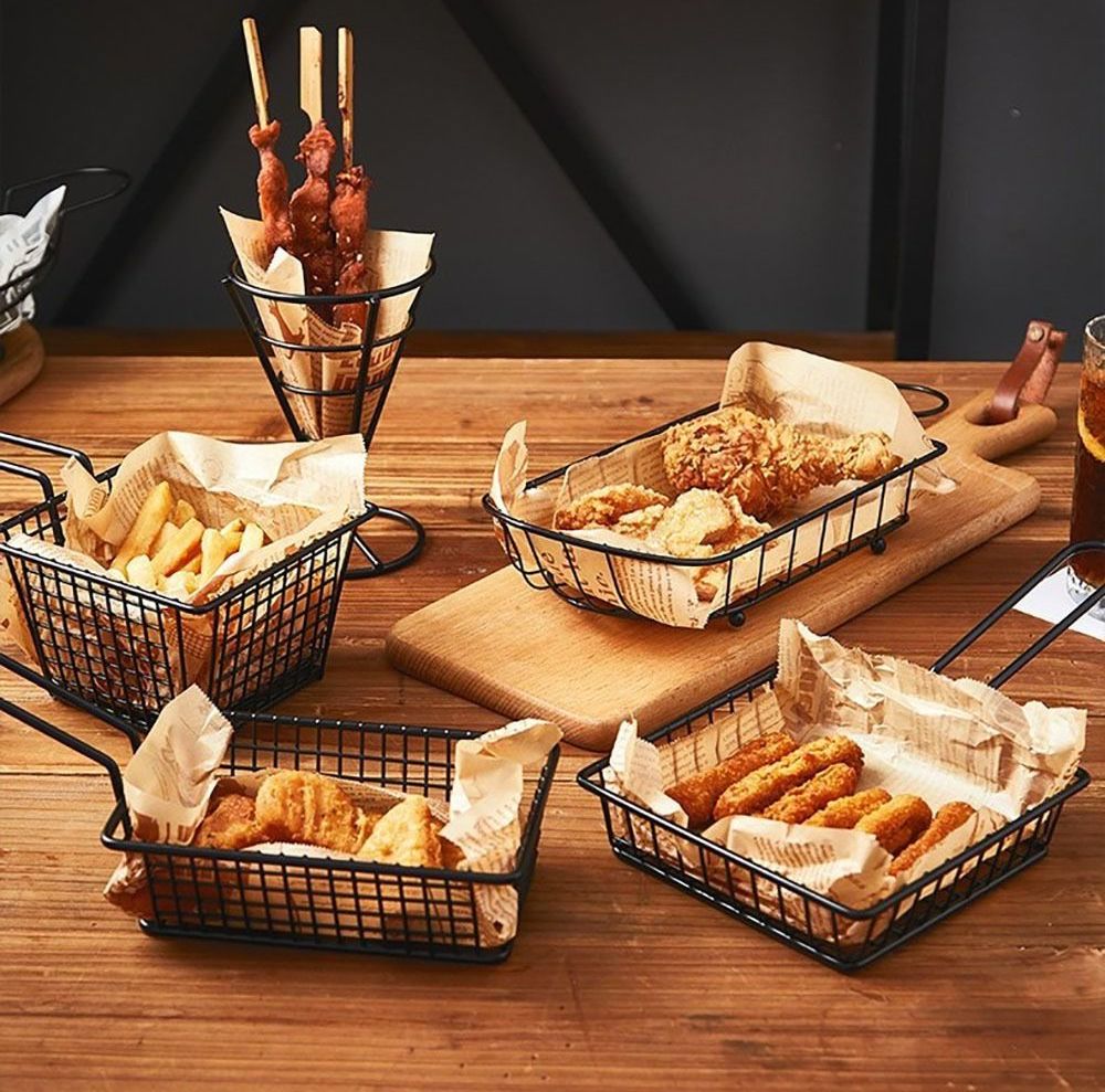 Metal Fryers Baskets with Handle