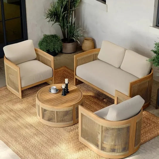 Woven Sofa Patio and Garden Set