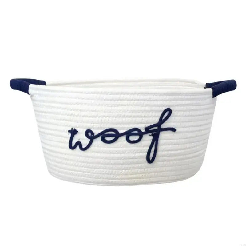 Rope Dog Toy Storage Basket