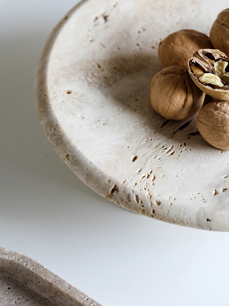 Light Lux Stone Decorative Tray