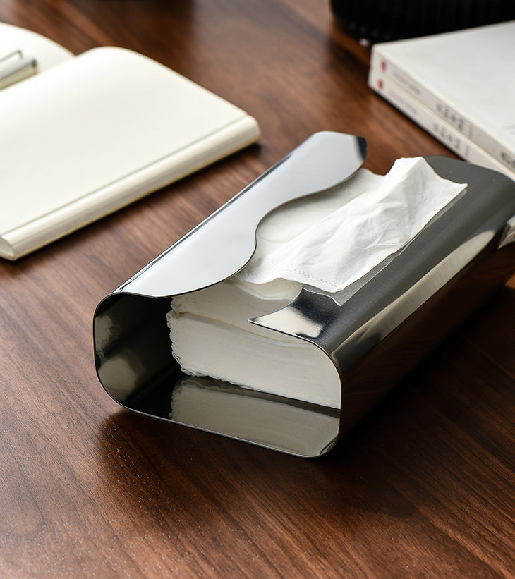 Chrome Style Tissue Case Box